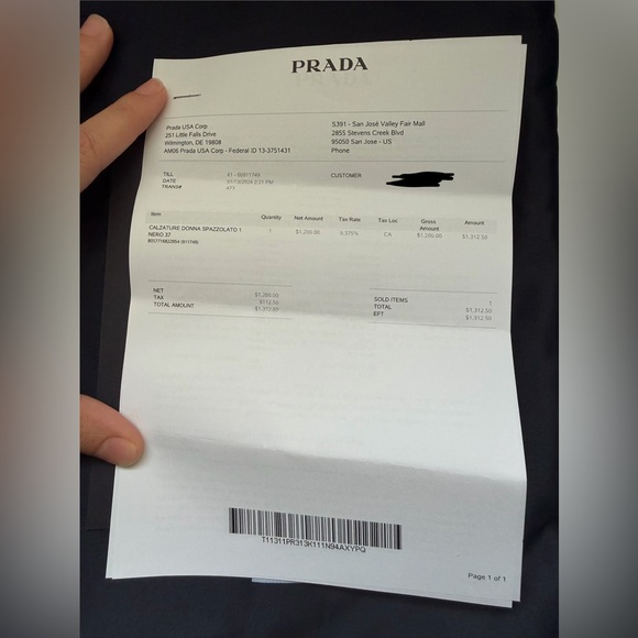 Prada Chocolate Brushed Leather Loafers in Black - Picture 6 of 14